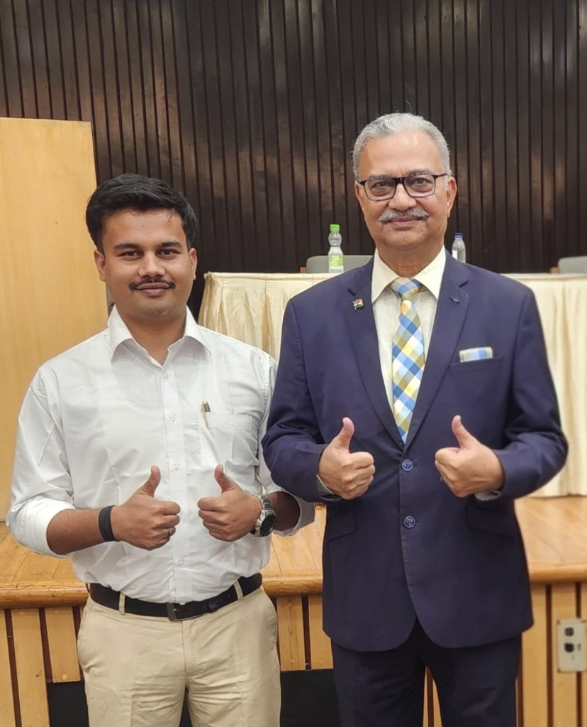 Mr. Anmol Kumar with national defense & cyber leadership